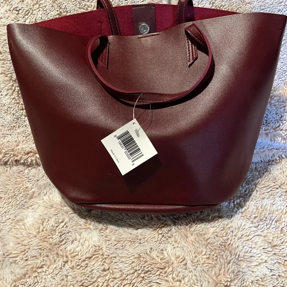 Source Unknown Burgundy Tote Bag - Picture 4 of 7